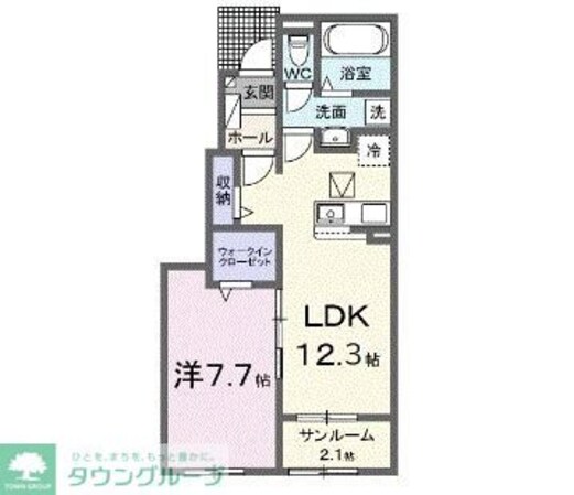 エクラ ジョリイの物件間取画像